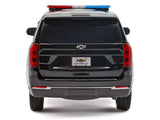 2025 Chevrolet Tahoe PPV Black "Custom Builder's Kit - Law Enforcement and Public Service" Series 1/24 Diecast Model Car by Motormax