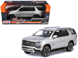 2025 Chevrolet Tahoe Z71 Gray Metallic "Timeless Legends" Series 1/24 Diecast Model Car by Motormax