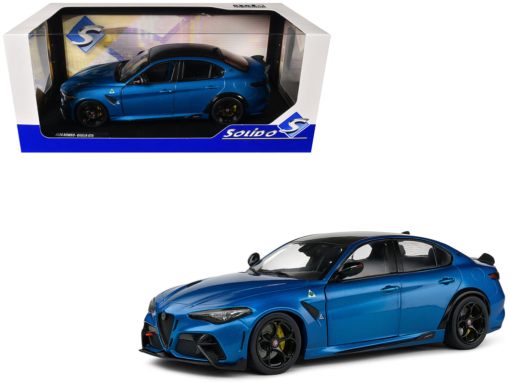 2022 Alfa Romeo Giulia GTA Anodized Blue Metallic with Carbon Top