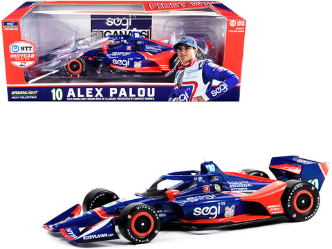 Dallara Indy Car #10 Alex Palou "SEGI TV" Chip Ganassi Racing (Road Course Configuration) "Honda Indy Grand Prix of Alabama First Win" (2021) "NTT Indy Car Series" 1/18 Diecast Model Car by Greenlight