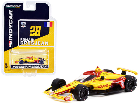 Dallara Indy Car #28 Romain Grosjean "DHL" Andretti Autosport "NTT Indy Car Series" (2022) 1/64 Diecast Model Car by Greenlight