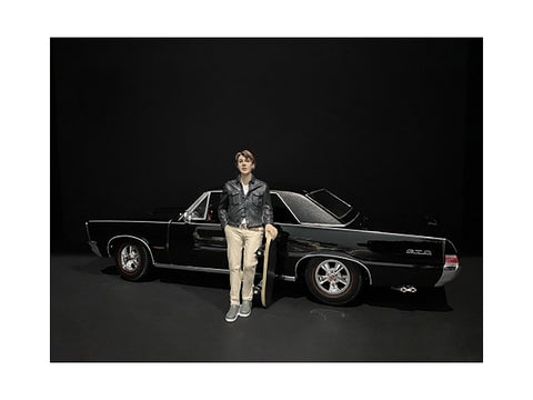"Skateboarder" Figure #3 with skateboard for 1/24 Scale Models by American Diorama