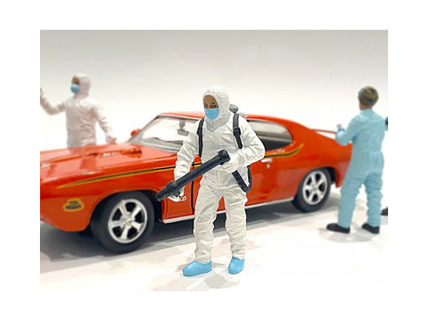 "Hazmat Crew" Figure #1 for 1/24 Scale Models by American Diorama