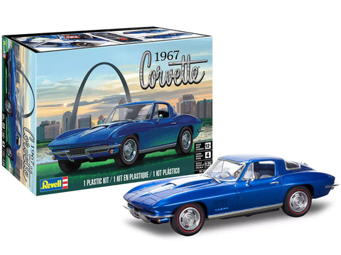1967 Chevrolet Corvette Sport Coupe 1/25 Scale Plastic Model Kit (Skill Level 4) by Revell
