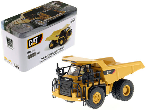 CAT Caterpillar 772 Off-Highway Dump Truck with Operator High Line Series 1/87 (HO) Scale Diecast Model by Diecast Masters