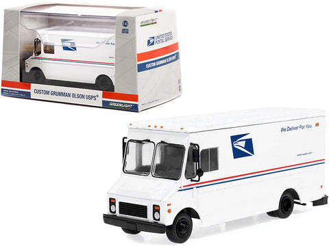 Grumman Olson Custom Delivery Truck White "United States Postal Service - USPS" 1/43 Diecast Model by Greenlight