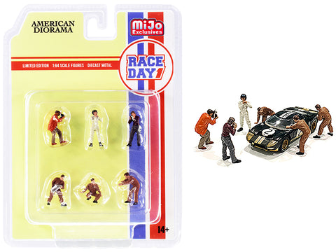 "Race Day 1" (6 Piece Figure Set) for 1/64 Scale Models by American Diorama