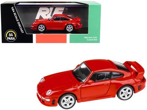 1995 RUF Porsche CTR2 Guards Red 1/64 Diecast Model Car by Paragon