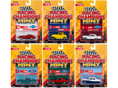 "Mint Release 2019" Set A (6 Piece Set) Release #1 "30th Anniversary" (1989-2019) Limited Edition to 2000 pieces Worldwide 1/64 Diecast Models by Racing Champions"