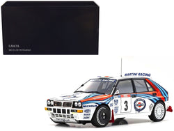 Lancia Delta HF Integrale Evoluzione #3 Didier Auriol - Bernard Occelli "Martini Racing" 3rd Place "Tour de Corse - Rallye de France" (1992) 1/18 Diecast Model Car by Kyosho