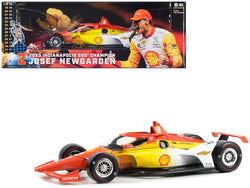 Dallara IndyCar #2 Josef Newgarden "Shell Oil" Team Penske "2023 Indianapolis 500 Champion" "NTT IndyCar Series" (2023) 1/18 Diecast Model Car by Greenlight