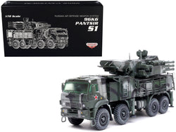Pantsir S1 96K6 Self-Propelled Air Defense Weapon System Tri-Color Camouflage "Russia's Armed Forces" "Armor Premium" Series 1/72 Diecast Model by Panzerkampf