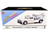 1969 Chevrolet C-30 Dually Wrecker Jerry’s Towing "Fall Guy Stuntman Association" "The Fall Guy" (1981-1986) TV Series 1/18 Diecast Model by Greenlight