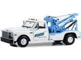 1969 Chevrolet C-30 Dually Wrecker Tow Truck "Roscoe Tow Service" White "Starsky and Hutch" (1975-1979) TV Series 1/18 Diecast Model by Greenlight