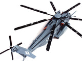 Sikorsky MH-53E Sea Dragon Helicopter "United States Navy Black Stallions Tail Number 42" Light Gray 1/72 Diecast Model by Panzerkampf