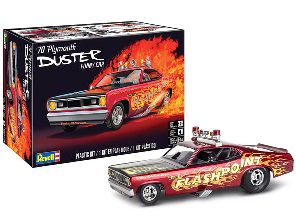 1970 Plymouth Duster Funny Car 1/24 Scale Plastic Model Kit (Skill Level 4) by Revell