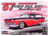 1957 Ford Del Rio Ranch Wagon 2-in-1 Plastic Model Kit (Skill Level 5) 1/25 Scale Model by Revell