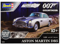 Aston Martin DB5 James Bond 007 "Goldfinger" (1964) Movie Plastic Model Kit Easy-Click (Skill Level 2) 1/24 Scale Model by Revell