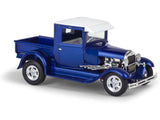 1929 Ford Model A Hot Rod Pickup Truck and California Street Chopper Motorcycle Plastic Model Kit (Skill Level 5) 1/25 Scale Model by Revell