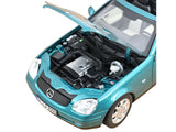 1996 Mercedes-Benz SLK Convertible Vivianit Green Metallic 1/18 Diecast Model Car by Norev
