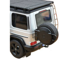 2024 Mercedes-Benz G-Class Professional Iridium Silver Metallic with Black Top and Roof Rack 1/18 Diecast Model Car by Norev