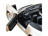 1992 Porsche 911 Carrera 2 Turbo Look Cabriolet Zermatt Silver Metallic 1/18 Diecast Model Car by Norev