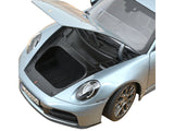 2024 Porsche 911 Carrera Polar Silver Metallic 1/18 Diecast Model Car by Norev