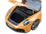 2024 Porsche 911 Targa Bahama Yellow with Black Stripes 1/18 Diecast Model Car by Norev