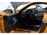 2023 Porsche Cayman GT4 RS Weissach Pack Bahama Yellow with Carbon Hood 1/18 Diecast Model Car by Norev