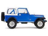 1978 Jeep CJ-7 Renegade Captain Blue Metallic with White Top "Artisan Collection" Series 1/18 Diecast Model by Greenlight