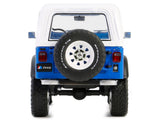 1978 Jeep CJ-7 Renegade Captain Blue Metallic with White Top "Artisan Collection" Series 1/18 Diecast Model by Greenlight