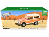 1973 Ford Bronco Hot Ginger Metallic with Cream Top "Artisan Collection" 1/18 Diecast Model by Greenlight