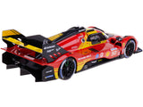 Ferrari 499P #50 Antonio Fuoco - Miguel Molina - Nicklas Nielsen "Ferrari AF Corse" Winner "24 Hours of Le Mans" (2024) "Racing" Series 1/24 Diecast Model Car by Bburago