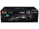 Mercedes-AMG F1 W15 E Performance #63 George Russell "Petronas" Formula One F1 "World Championship" (2024) 1/24 Diecast Model Car by Bburago