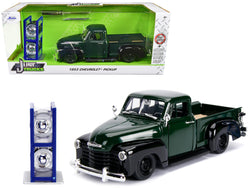 1953 Chevrolet 3100 Pickup Truck Green with Extra Wheels "Just Trucks" Series 1/24 Diecast Model by Jada