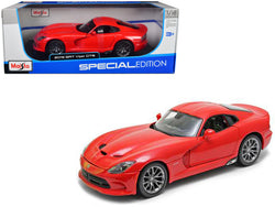 2013 Dodge Viper GTS SRT Red 1/18 Diecast Model Car by Maisto