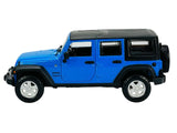 2015 Jeep Wrangler Unlimited Blue with Black Top "SE Trucks" Series 1/24 Diecast Model by Maisto