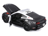 2015 Ford Mustang GT 5.0 "Police" Black and White "Authority" Series 1/24 Diecast Model Car by Maisto