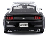 2015 Ford Mustang GT 5.0 "Police" Black and White "Authority" Series 1/24 Diecast Model Car by Maisto