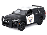 2021 Chevrolet Tahoe "California Highway Patrol" Black and White "Authority" "Maisto Design" Series 1/26 Diecast Model by Maisto