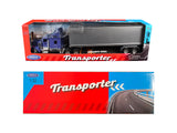 Kenworth W900 Truck Blue with Gray Container 1/32 Diecast Model by Welly