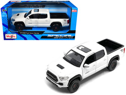 2023 Toyota Tacoma TRD PRO Pickup Truck White with Sunroof "Special Edition" Series 1/27 Diecast Model by Maisto