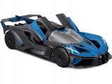 Bugatti Bolide Blue and Black Metallic "Special Edition" Series 1/24 Diecast Model Car by Maisto