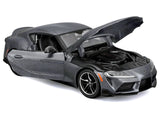 Toyota GR Supra Gray Metallic "Special Edition" Series 1/24 Diecast Model Car by Maisto