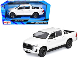 Toyota Hilux Pickup Truck White "Special Edition" Series 1/27 Diecast Model by Maisto