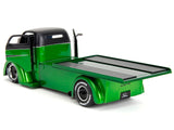 1947 Ford COE Flatbed Truck Green Metallic and Matte Black "Toyo Tires" with Extra Wheels "Just Trucks" Series 1/24 Diecast Model by Jada