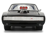 1970 Dodge Charger R/T Matte Black "Fast & Furious" (2009) Movie "Fast & Furious" Series 1/24 Diecast Model Car by Jada