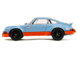 Porsche 911 RSR "Gulf Oil" Light Blue with Orange Stripes "Pink Slips" Series 1/18 Diecast Model Car by Jada