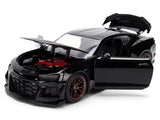 2024 Chevrolet Camaro ZL1 1LE Black "Fast X" (2023) Movie "Fast & Furious 25th Anniversary" Series 1/24 Diecast Model Car by Jada