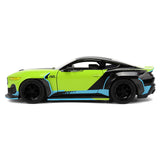 2026 Ford Mustang RTR Spec 5-D Lime Green with Black Top and Graphics "Hyper-Spec" Series 1/24 Diecast Model Car by Jada